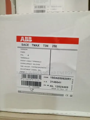 4p 250A McCb Breaker ABB Tmax