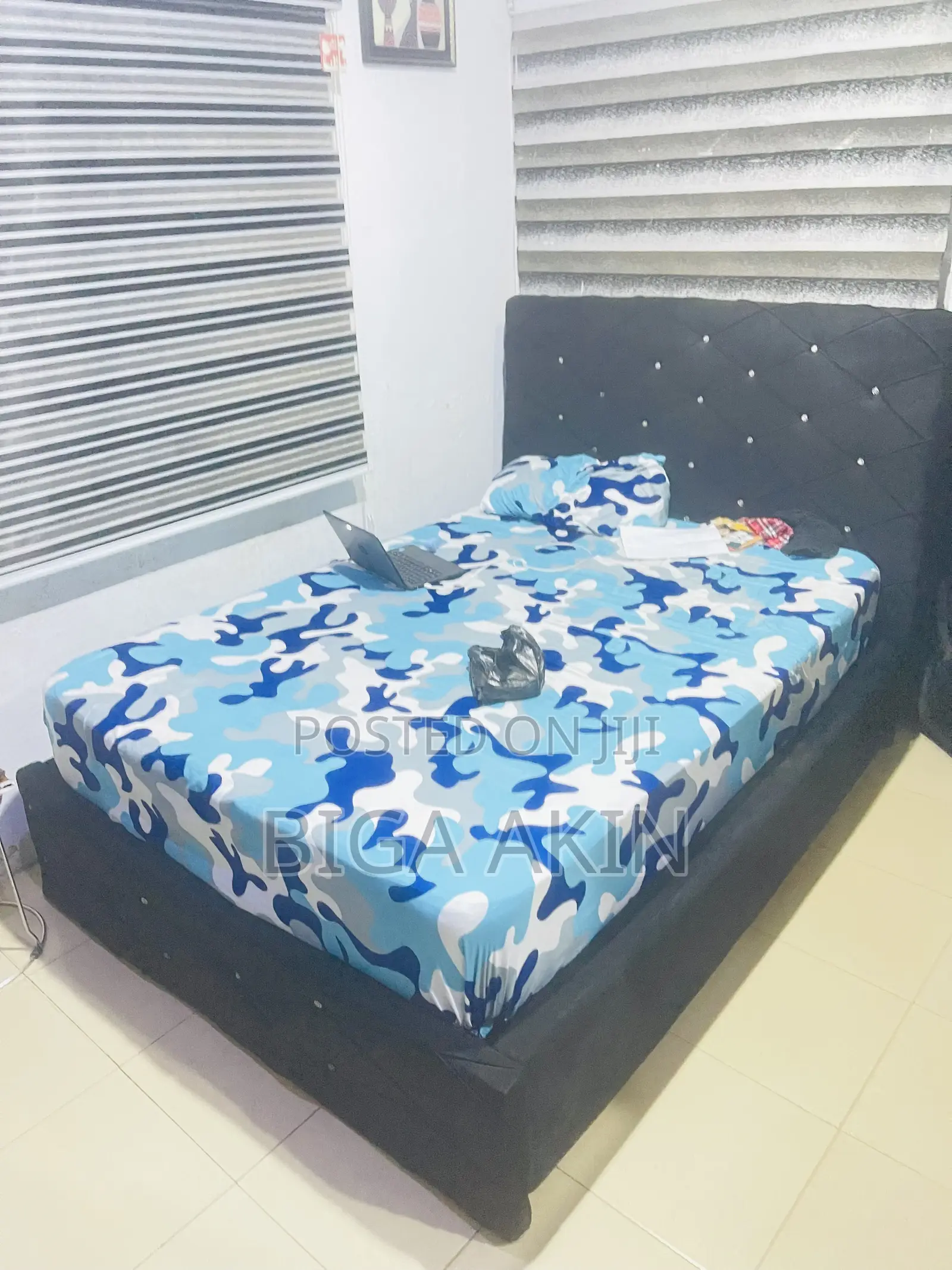 Bed and Bed Frame
