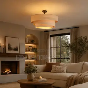 Modern Luxury Nordic Stacked Circle LED Ceiling Light