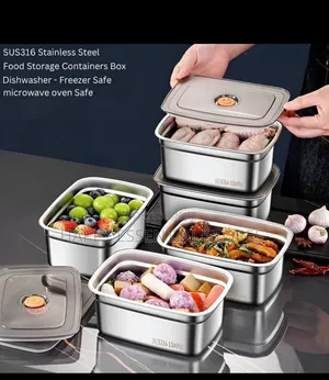 3 PCS Stainless Food Containers/ Storage