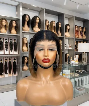 12 Inches Full Frontal Bob Wig | 100% Human Hair Closure Wig