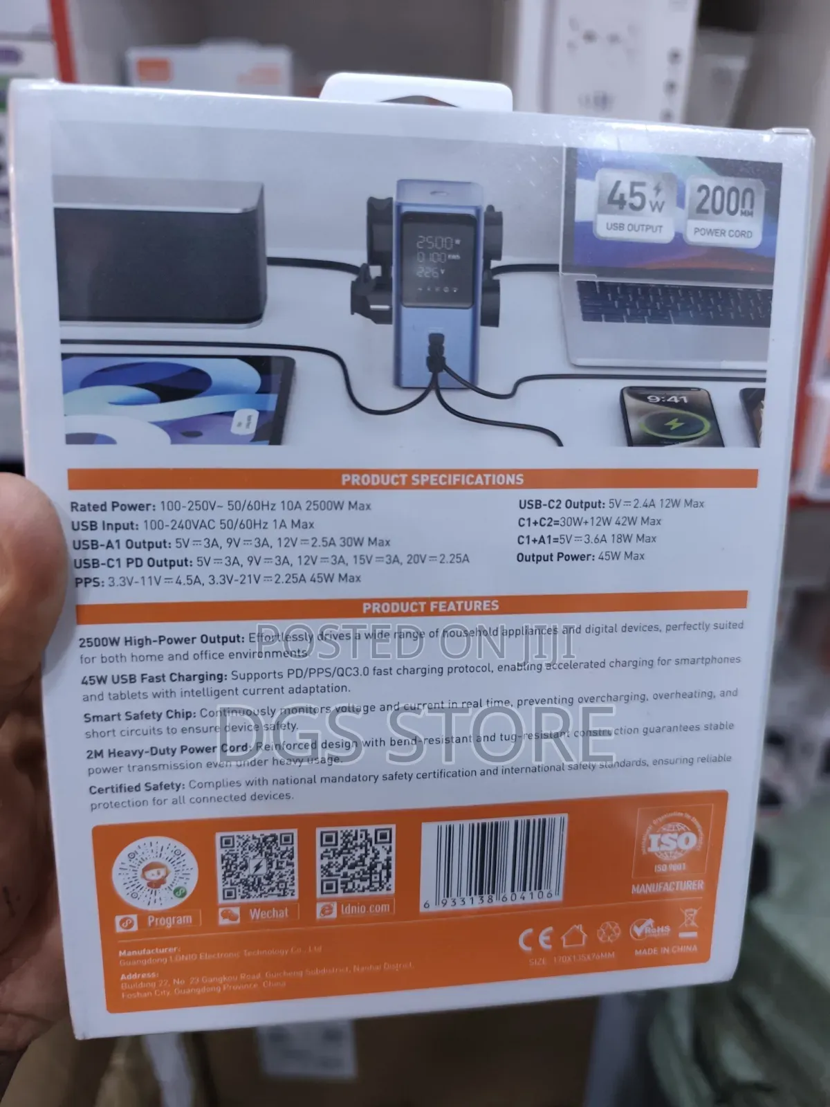 Ldnio Tower Extension Power Socket SC2