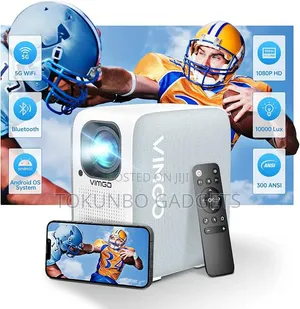 Vimgo 1080p Native Portable Projector Display Supported