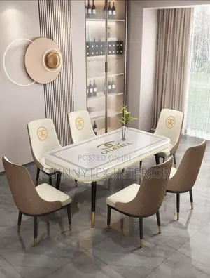 GG Designs Dining Table With 6 Chairs