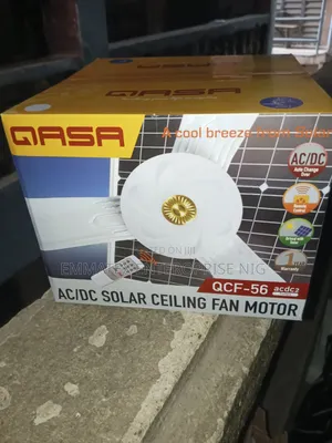 AC and Dc Solar Ceiling Fan Qasa