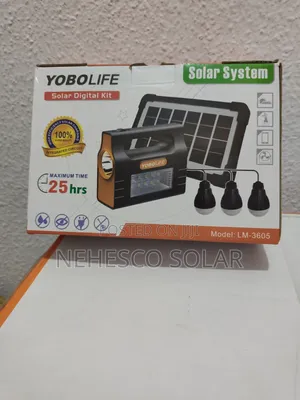 Portable Yobolife Solar Kit for Home, Shop Camping