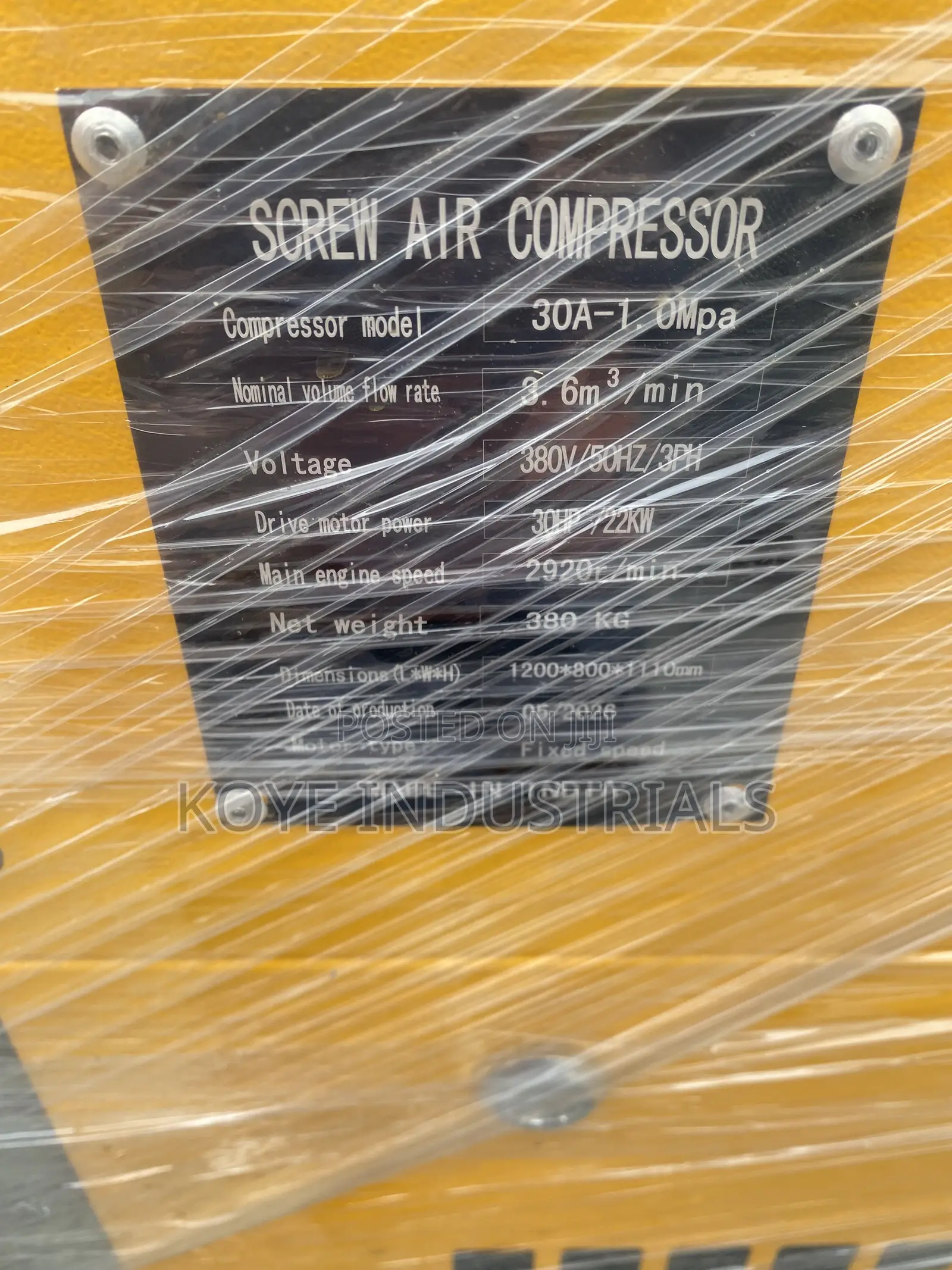 Kaeser S30 Rotary Screw Air Compressor Machine