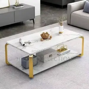 Faux Marble Centre Table Living Room Parlour Table Wooden MDF