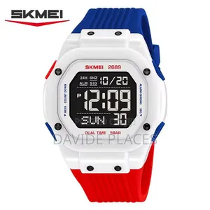 Skmei Digital Rubber Waterproof Unisex Wristwatch