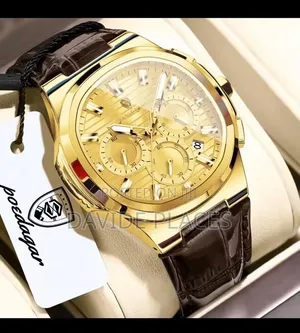 Poedagar 917 Chronograph Royal Oak Style, Waterproof Unisex Wristwatch