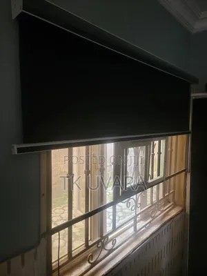 Blacked Out Window Blinds X2