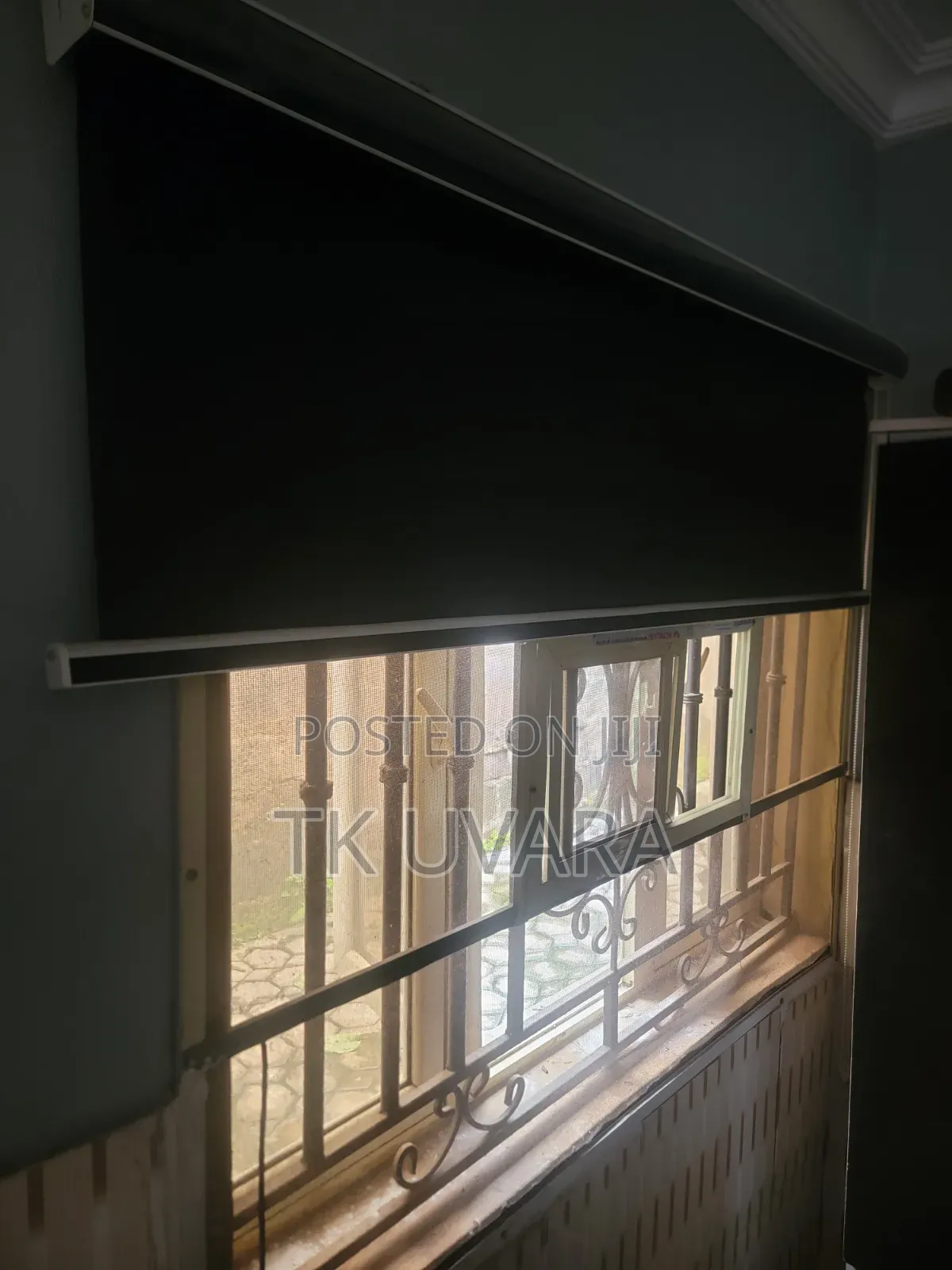 Blacked Out Window Blinds X2