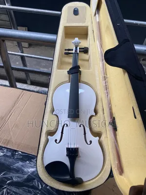 Generic 4/4 Full-Size White Acoustic Violin 