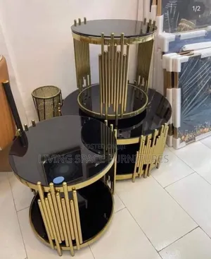 Center Table With Side Stools