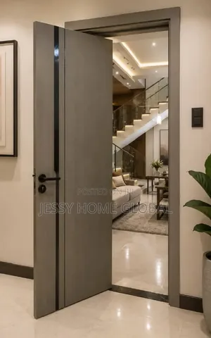 840 Wooden Door High Grade HDF Grey