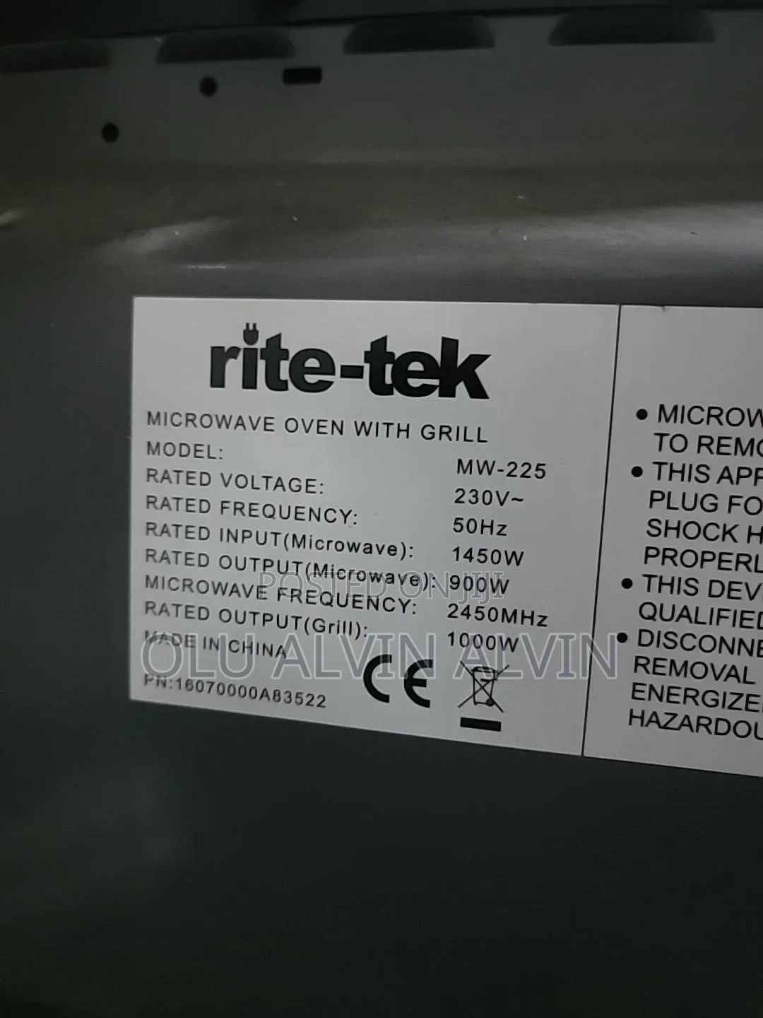 Microwave With Grill