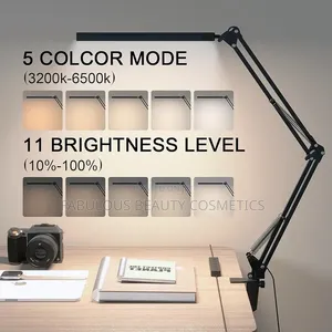 Desk Lamp LED Dimmable With Clamp Attachment