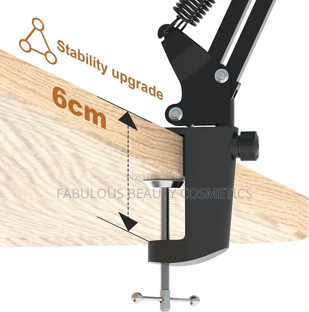 Desk Lamp LED Dimmable With Clamp Attachment