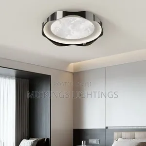 Sculpted Irregular Wave Edge LED Ceiling Light.
