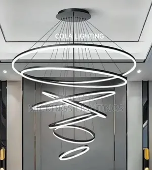 Home Living Room Decoration Vintage Ring Pendant Ceiling Lamps