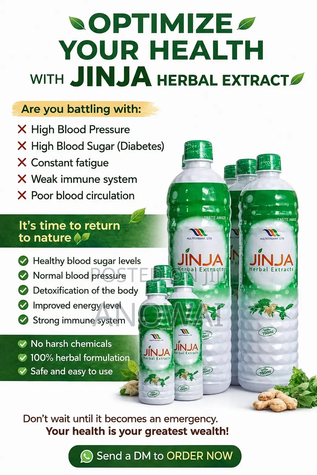 Jinja Herbal Extract 750ml