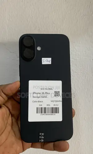 Apple iPhone 16 Plus 256 GB Black