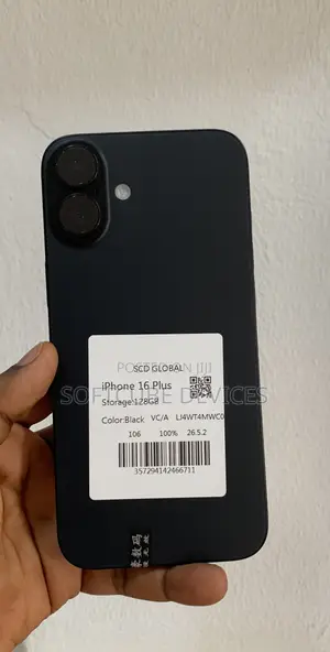 Apple iPhone 16 Plus 128 GB Black