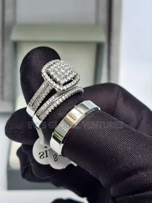 Zirconia Super Cut Wedding Rings