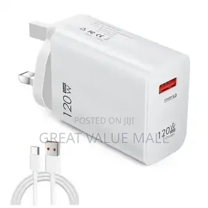 120w USB Super Fast Charging Charger Applicable to Mobile Power Banks