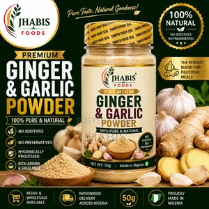 Premium Ginger Garlic Powder 50g | 100% Natural Spice Blend