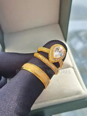 Cubic Zirconia Cut Wedding Rings