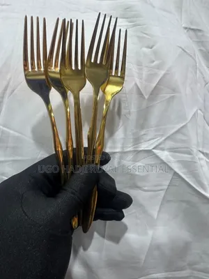 Premium Gold Twig / Branch Design Stainless Steel Eating Forks