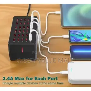 USB Port Power Charging Station 30 Ports 150w