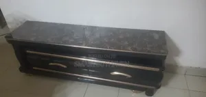 TV Console (Black and Gold)