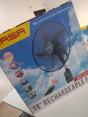 Qasa 18 Inch Electric Rechargeable Fan