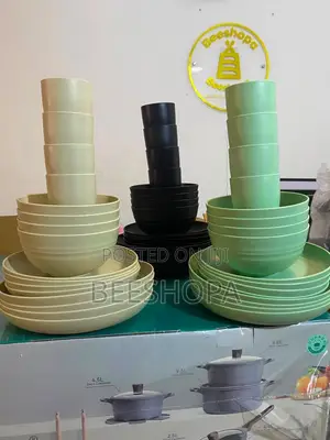 16 Pieces Plastic Dinner Set