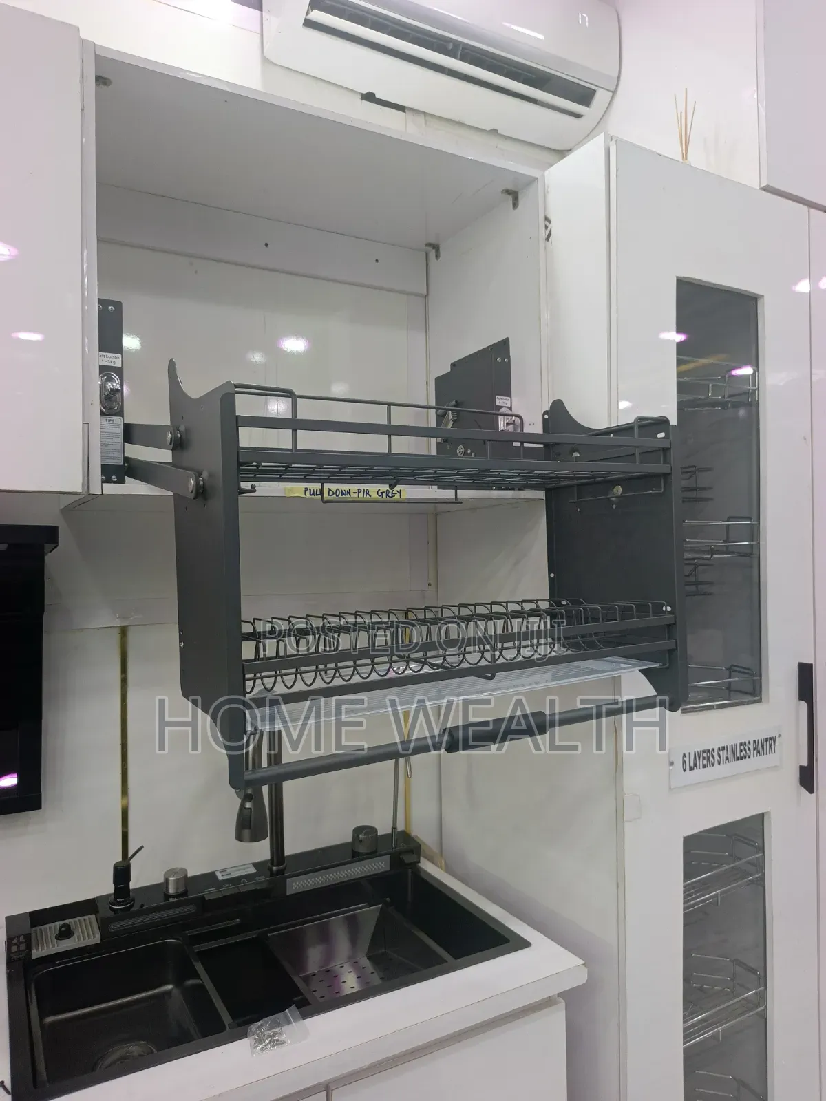 Original Gray Pull Down Plate Rock