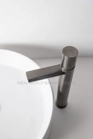 Round Basin Tap Gray 