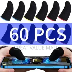 60pcs Mobile Gaming Thumb Sleeves Sets