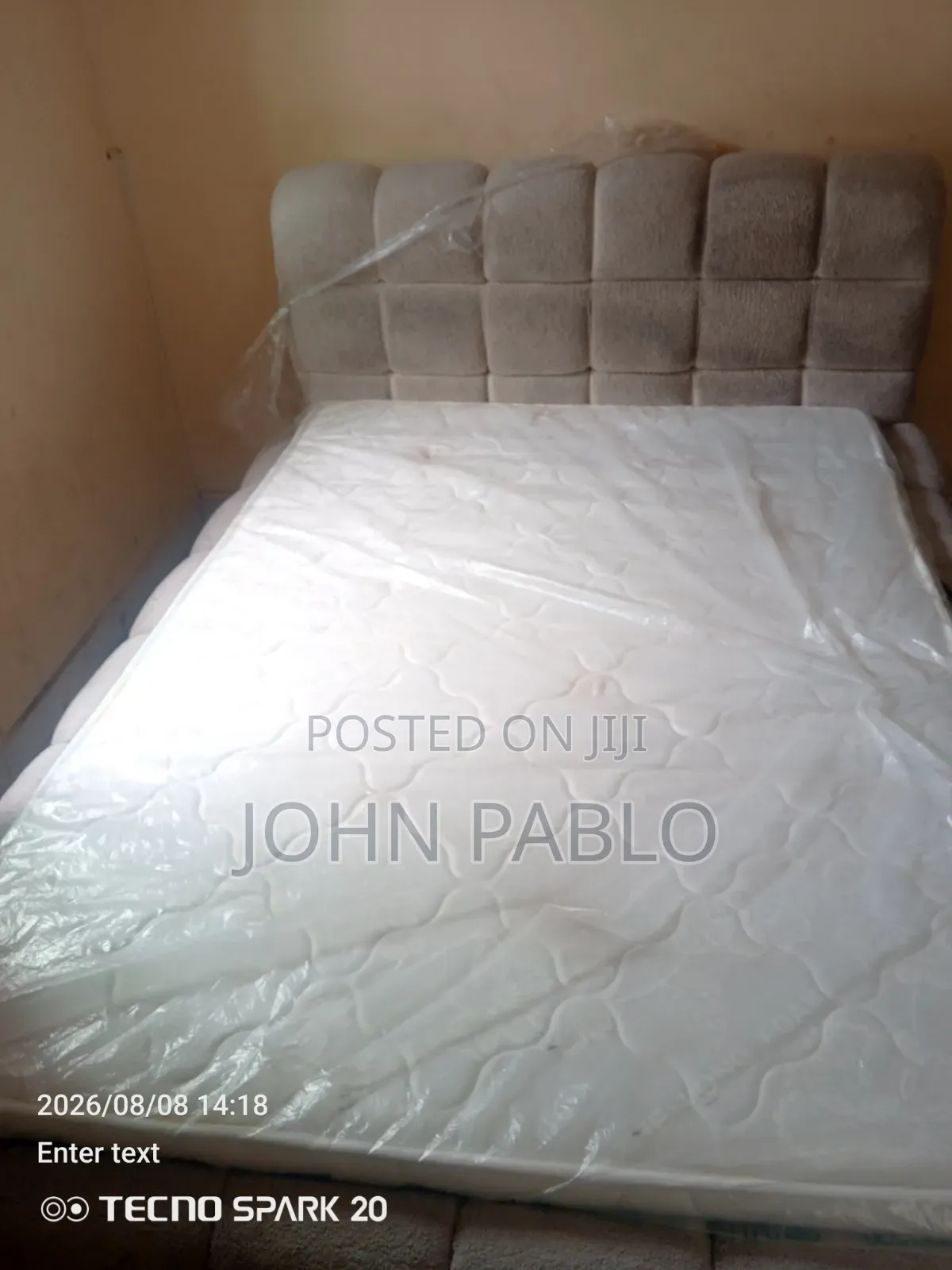 Bed Frame and Bed Foam