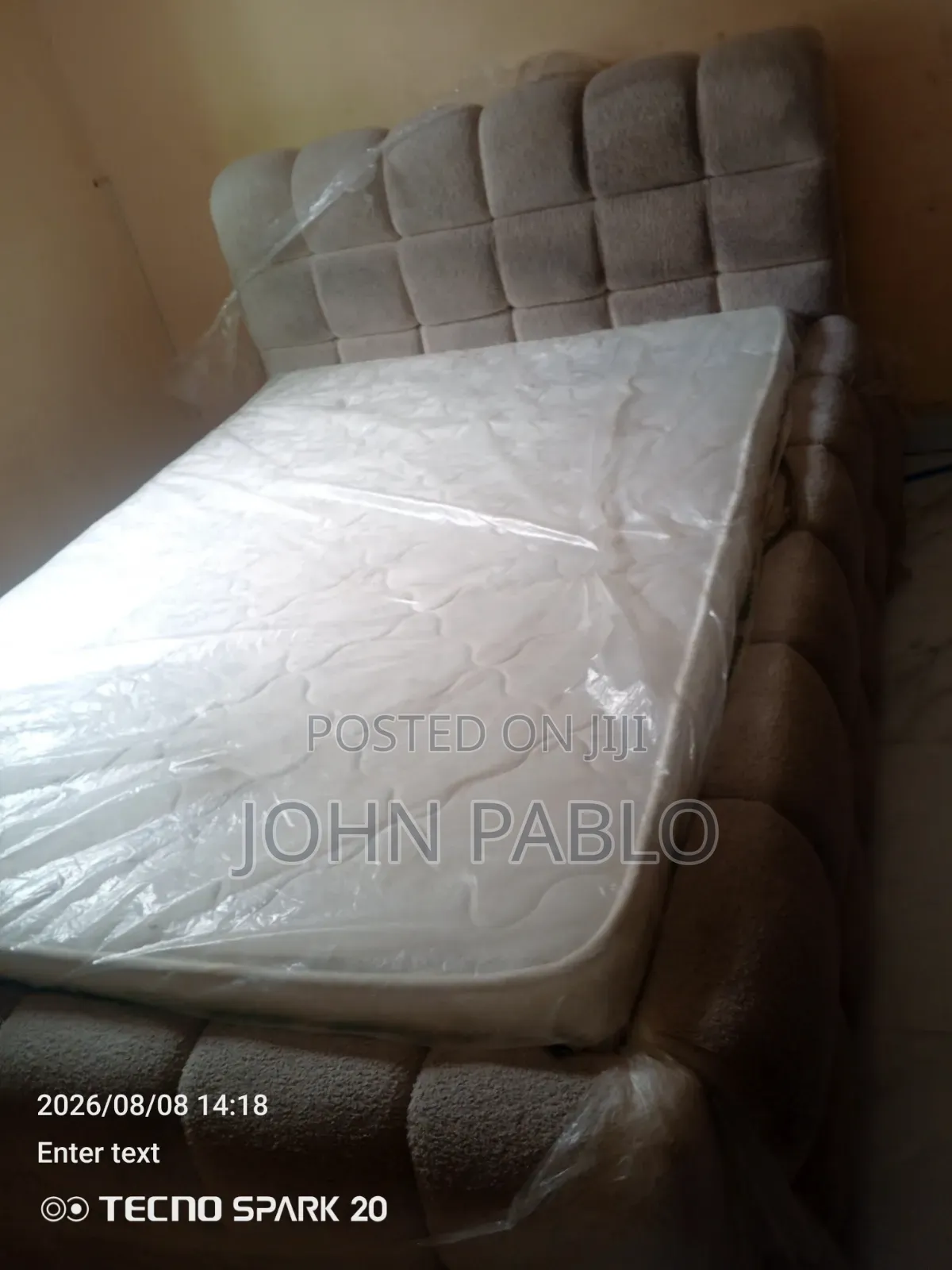 Bed Frame and Bed Foam