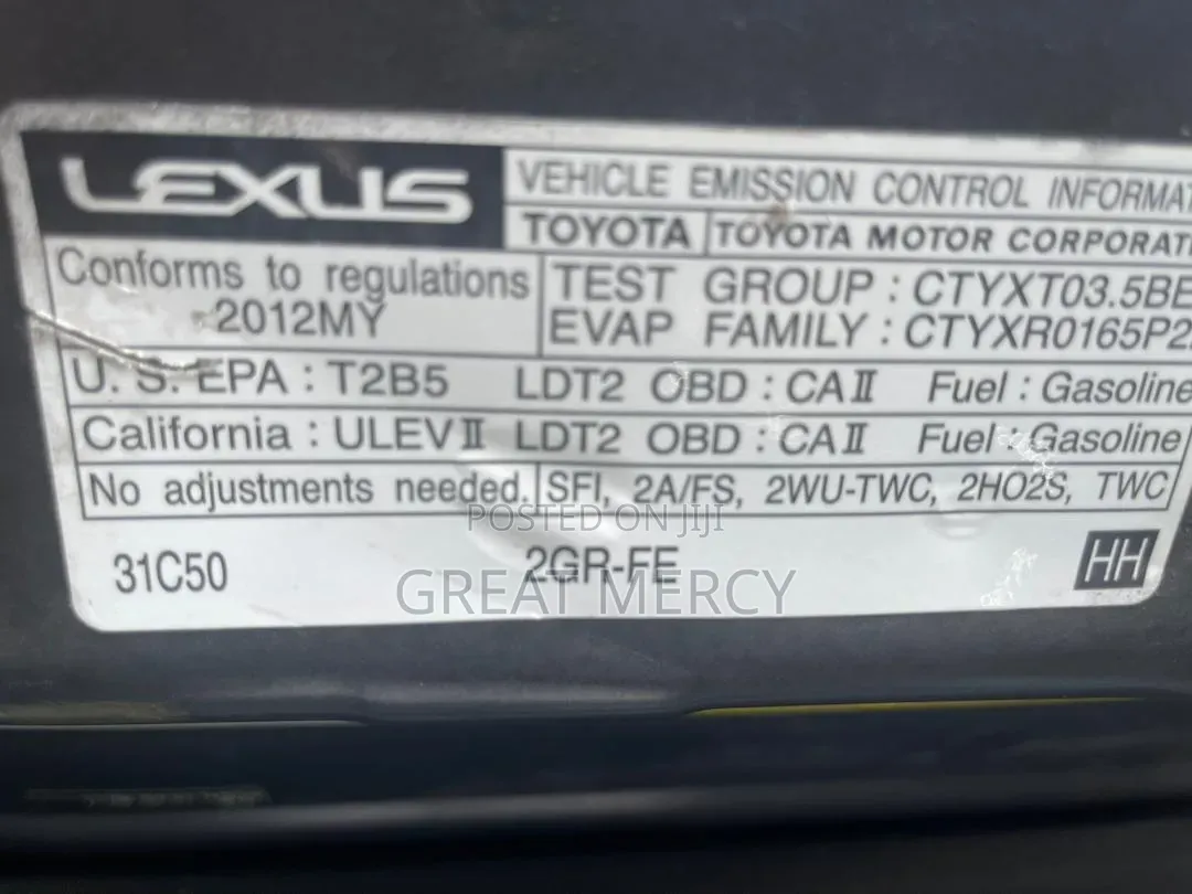 Lexus RX 2012 Gray