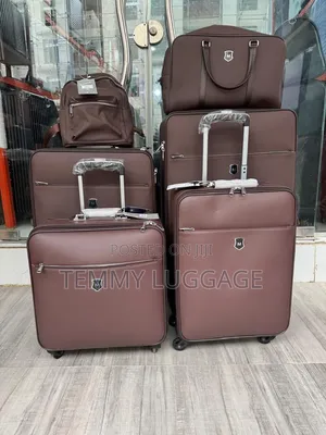 Moonlight Leather Traveling Luggage Boxes
