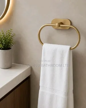 Towel Ring Gold