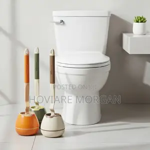 Long and Round Coloured Toilet Brush