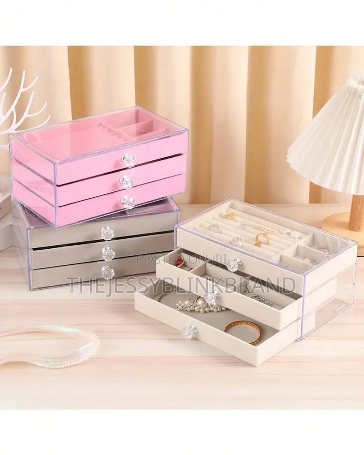 3 Layers Jewelry Box