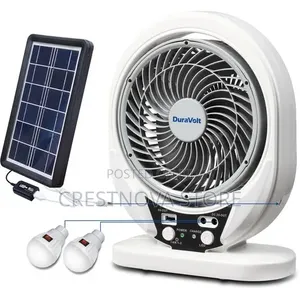 Duravolt 7 Inches DRF 607 Solar Rechargeable Fan