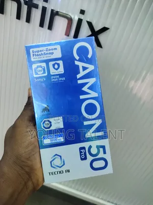 New Tecno Camon 50 Pro 256 GB Black
