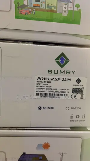 Brand New Sumry Solar Inverter 2.2kva 12volt