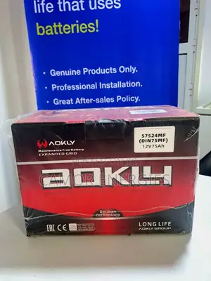 Original China 75Ah Car Battery | Aokly | 6-Month Warranty